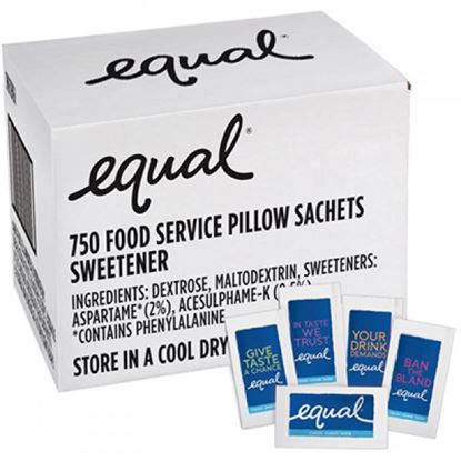 Picture of Sugar, Equal Cafe Sachets 750 Pc