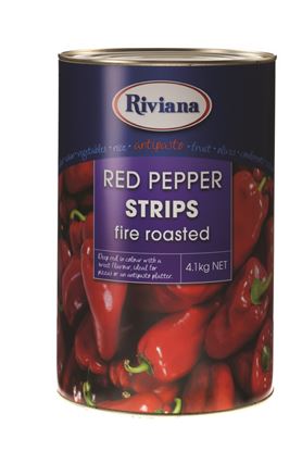 Picture of Peppers,Red Fire Roasted Strips 4.1Kg(3)