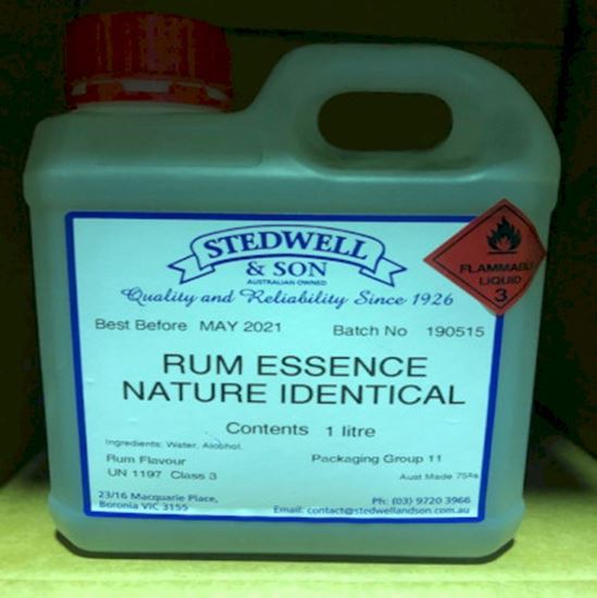 GG's Gourmet Foods. Essence, Rum 1Ltr Stedwell