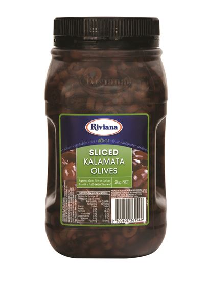 Picture of Olives Sliced Kalamata 2kg (6)