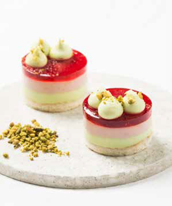Picture of RB 4" Raspberry Pistachio Mousse