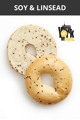 Picture of NYB 4x120g Soy & Linseed Bagels
