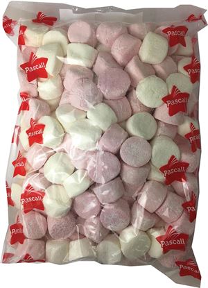 Picture of Mshmallows, Pink & White (Pascall)1Kg(6)
