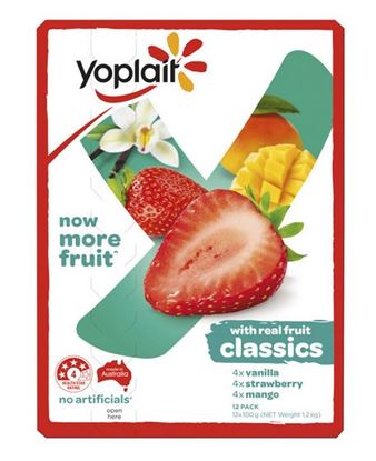 Picture of Yoghurt, Yoplait Classics BOX 4x12x110g