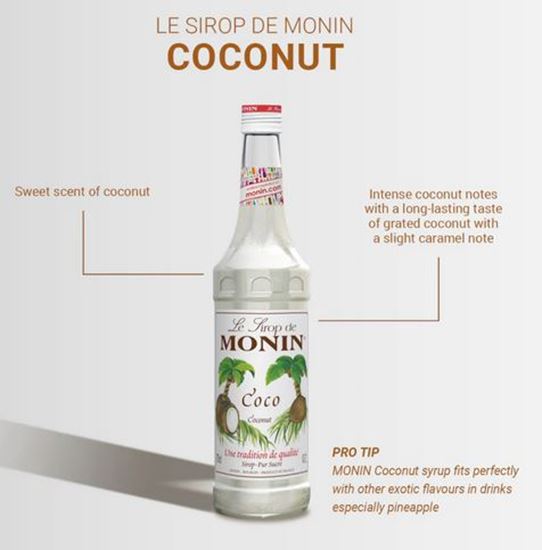 Picture of Monin Syrup - Coconut 700ml (6)