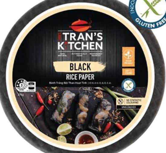 Picture of Rice Paper, Black 22cm 375g (24) - M/T