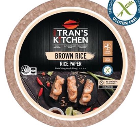 Picture of Rice Paper, Brown 22cm 375g (24) - M/T