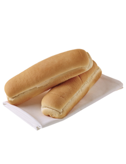Picture of Roll, Hotdog 7" 54x75g - S/Bake