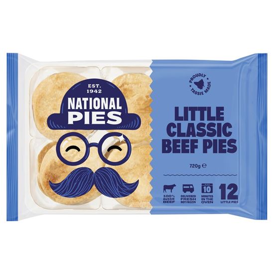 Picture of Tassie Party - Beef Pies 12x60g