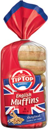 Picture of Muffins, English 6 pack (6) - Tip Top