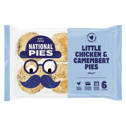 Picture of Tassie Party- Chicken Camembrt Pie 6x60g