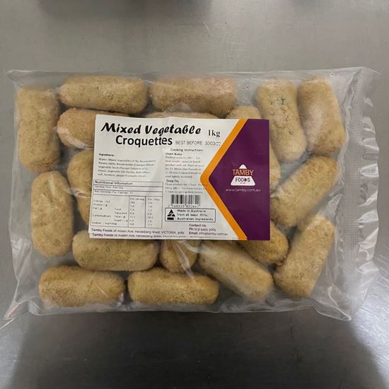 Picture of Croquette, Mixed Veg 19x53g - Tamby