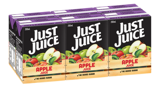 Picture of Juice box, Apple Blackcurrant 4x6x200ml 