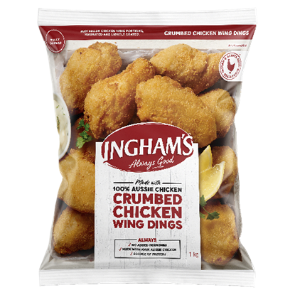 Picture of Wing Ding, Plain 1kg (5) - Ingham