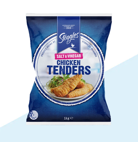Picture of Tenders, Salt/Vinegar 1Kg (6) - Steggles