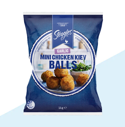 Picture of Mini Kiev, Garlic Ball 1Kg (6) - Steggle