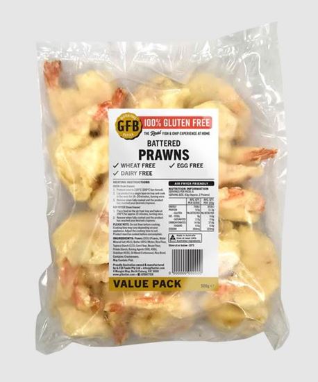 Picture of Prawns, Battered Gluten Free 500g