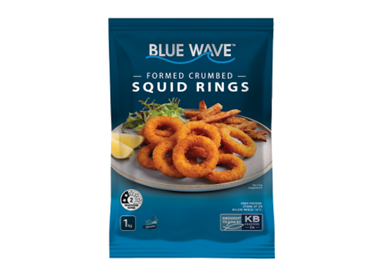 Picture of Squid, Crumb Rings 1kg - Blue Wave