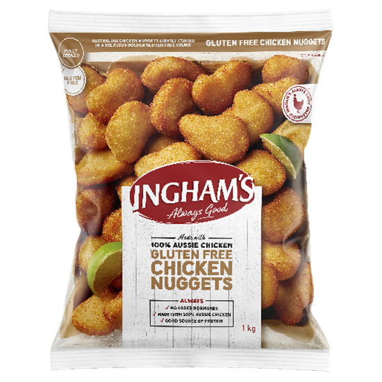 Picture of Nugget, GF Chicken 1Kg (5) - Ingham