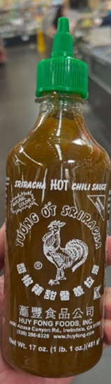 Picture of Sauce, Sriracha Grn Chil 740ml - Huy Fon