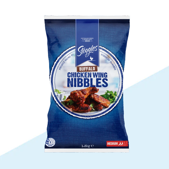 Picture of Wing Nibbles, Buffalo 1.5kg (4) - Steggl