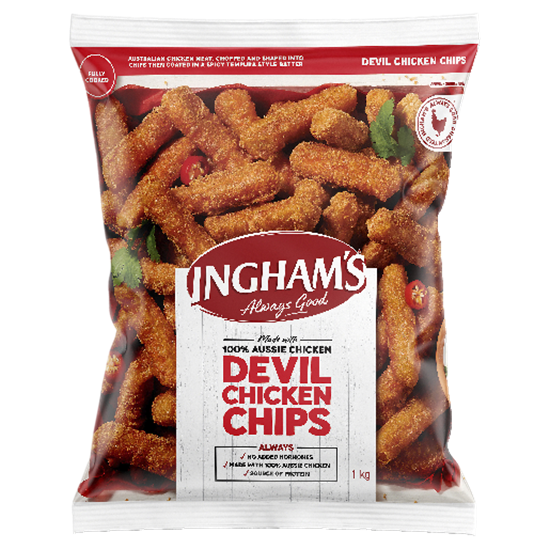 Picture of Chips, Devil Chicken 1Kg (5) - Ingham