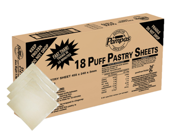 Picture of Pastry, Puff Flat Sheet 6Kg - Pampas