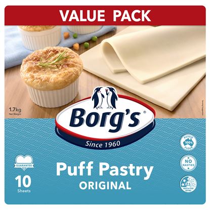 Picture of Pastry, Puff Sheets 1.7Kg (7) - Borgcaft