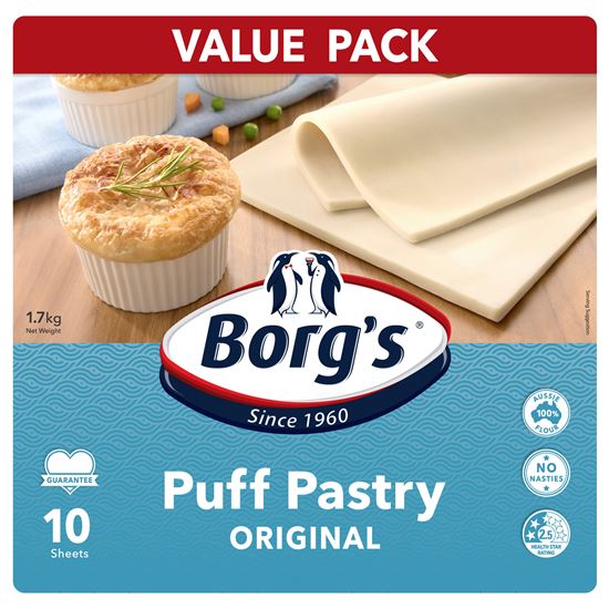 Picture of Pastry, Puff Sheets 1.7Kg (7) - Borgcaft