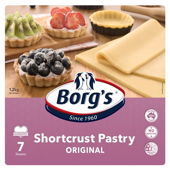 Picture of Pastry, Short/Crust Sheet 1.2Kg - Borgs