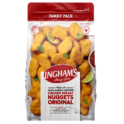 Picture of Nuggets, Breast 1Kg (5) - Ingham