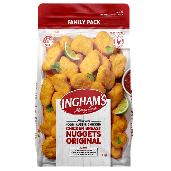 Picture of Nuggets, Breast 1Kg (5) - Ingham