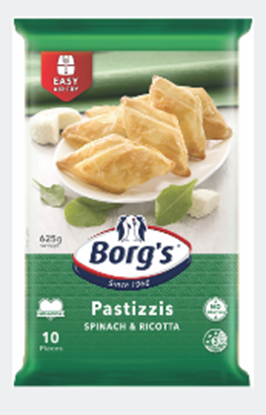 Picture of Pastizzi, Spin Ricotta 625g (10) - Borg