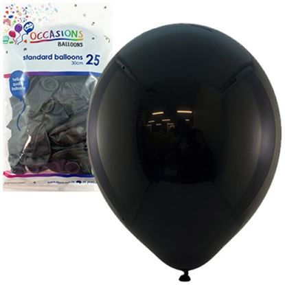 Picture of Balloon, Black Std 20 Pkt - Alpen