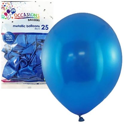 Picture of Balloon, Blue Metalic 20Pk - Alpen