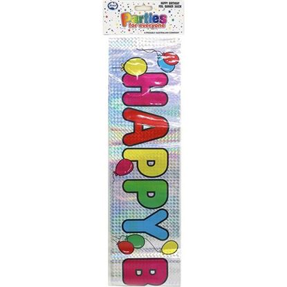 Picture of Banner, Birthday Balloons - Alpen