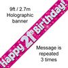Picture of Banner, Pink 21 - Alpen