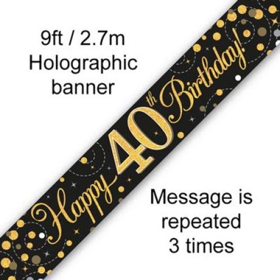 Picture of Banner, 40 Today - Alpen
