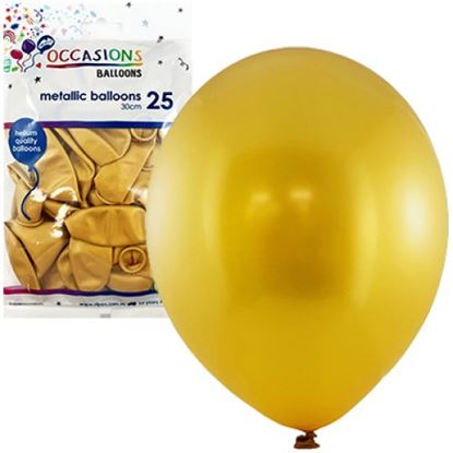 Picture of Balloon, Gold Metalic 20Pk - Alpen