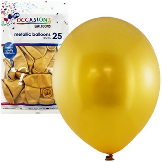 Picture of Balloon, Gold Metalic 20Pk - Alpen
