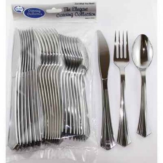 Picture of Cutlery, Asst Silver 24 Pkt - Alpen