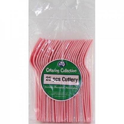 Picture of Cutlery, Fork Light Pink 20 Pkt - Alpen