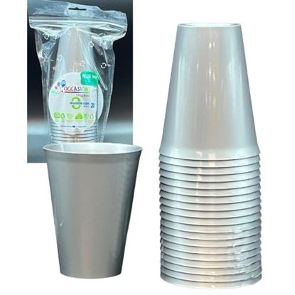 Picture of Cup, Plastic Silver(25) - Alpen