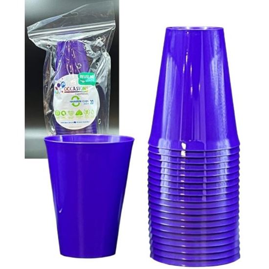 Picture of Cup, Plastic Purple(25) - Alpen