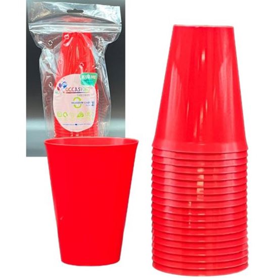 Picture of Cup, Plastic Red(25) - Alpen
