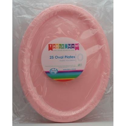 Picture of Plate, Pink Oval [25] - Alpen