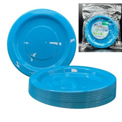 Picture of Plate, Azure Dinner 25 Pkt - Alpen