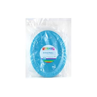Picture of Plate, Azure Oval 25 Pkt - Alpen