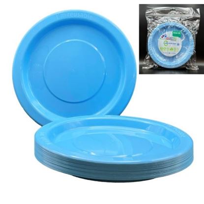 Picture of Plate, Light Blue Dinner 25 Pkt - Alpen