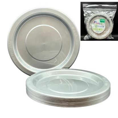 Picture of Plate, Silver Dinner (8) - Alpen